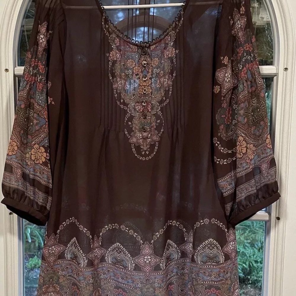 Soft Surrounding Women S Tunic Boho Multicolor Lagenlook Romantic Party Festival